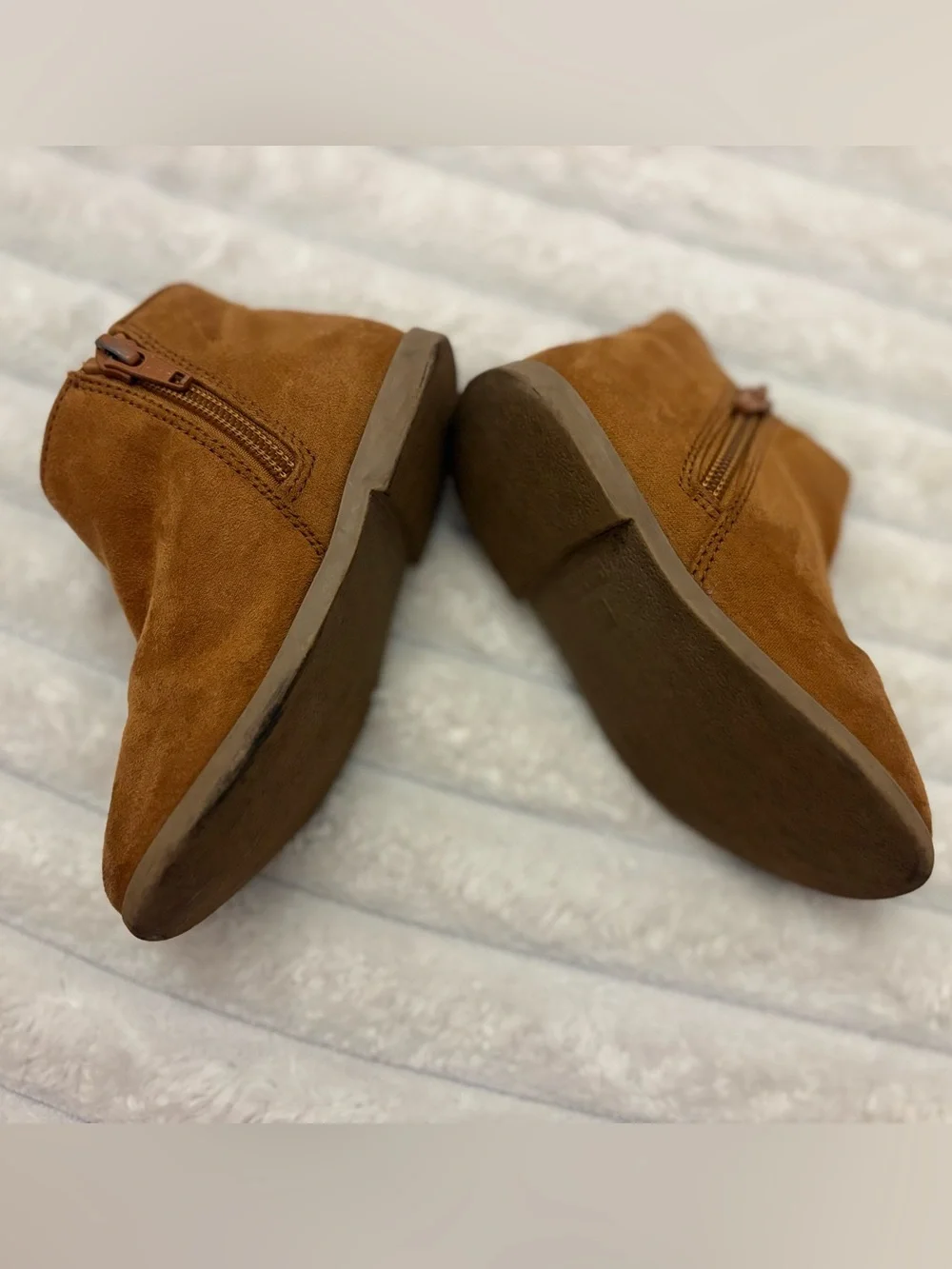 Old Navy Brown Fringe Ankle Boots for Kids